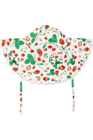 Molo Strawberry-print bucket hat