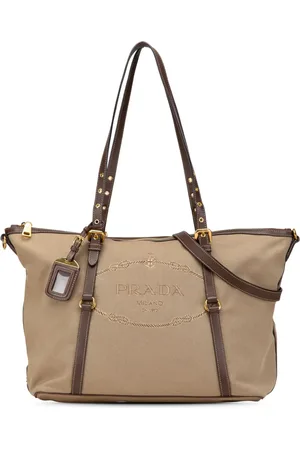Prada 2010-2023 Canvas Canapa Logo satchel