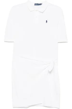 Ralph Lauren Draped-panel mini dress