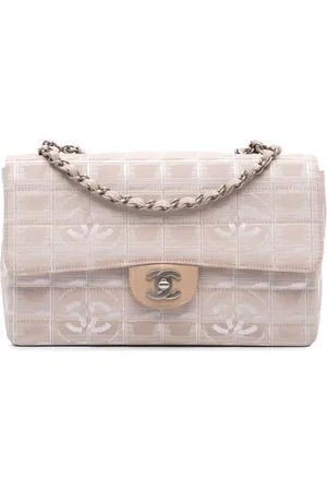 CHANEL 2002-2003 Medium New Travel Line Nylon Single Flap shoulder bag