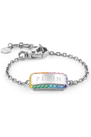 Philipp Plein Crystal Tag bracelet
