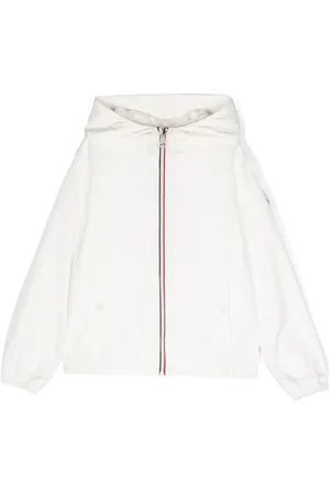 Moncler Contrasting-trim detail hooded jacket