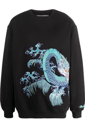 Maharishi Graphic-print organic cotton sweatshirt