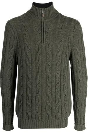 N.PEAL Cable-knit cashmere jumper