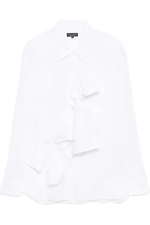 Comme des Garçons Draped long-sleeve shirt