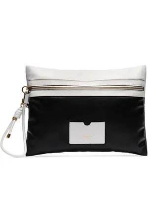 Givenchy And White Tag XL leather clutch bag