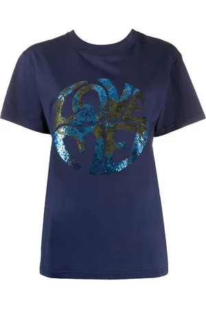 Alberta Ferretti Love sequin T-shirt