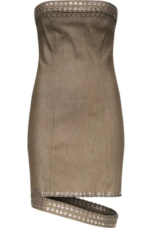 Ludovic De Saint Sernin Eyelet-detailing mini dress