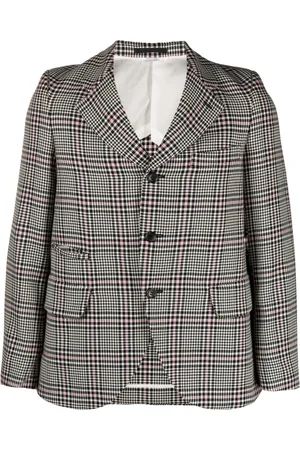 Comme des Garçons Houndstooth single-breasted wool blazer
