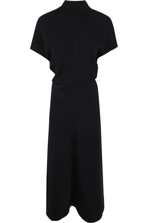 DRHOPE Draped-detail maxi dress