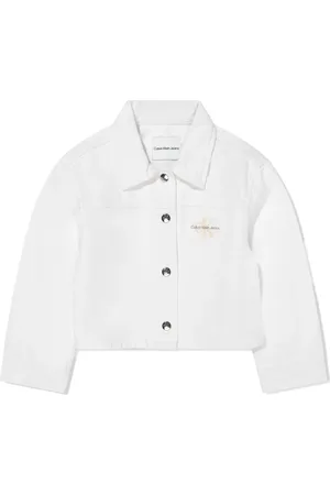 Calvin Klein Logo-embroidered denim jacker