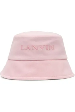 Lanvin Logo-embroidered bucket hat