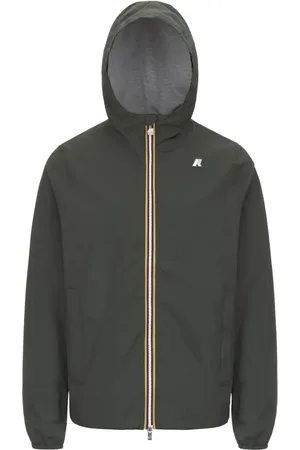 K-Way Logo-embroidered windbreaker