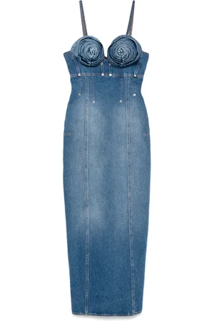 Jean Paul Gaultier Denim maxi dress