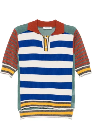 HENRIK VIBSKOV Colour-block polo shirt