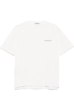 Premiata Contrasting-detail side-slits T-shirt