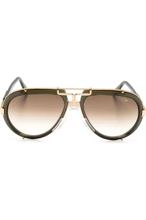 Cazal Transparent pilot-frame sunglasses