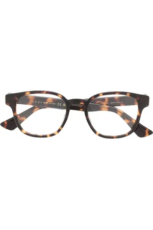 Gucci Round-frame logo glasses