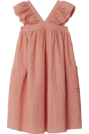 Burberry Gingham-pattern cotton dress