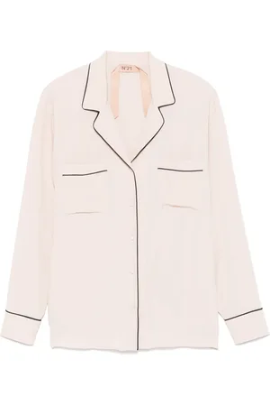 Nº21 Piped-trim detail shirt