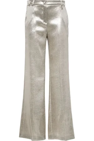 Patrizia Pepe Low-rise satin trousers