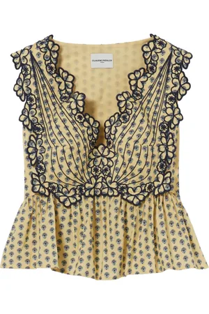 Claudie Pierlot Embroidery. blouse