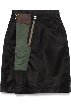 Kolor Overlapping-panel mini skirt