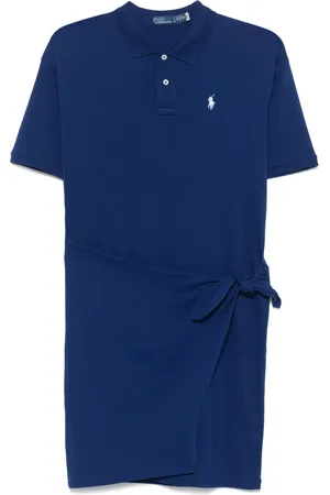 Ralph Lauren Draped-panel mini dress