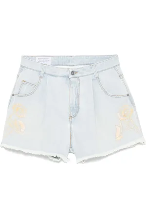ERMANNO SCERVINO Embroidered-motif shorts