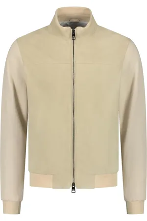 LUIGI BORRELLI NAPOLI Suede bomber jacket