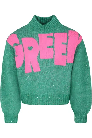 Billieblush Metallic thread knitted jumper