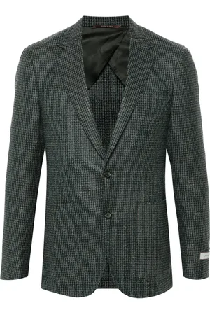 CANALI Houndstooth-pattern blazer