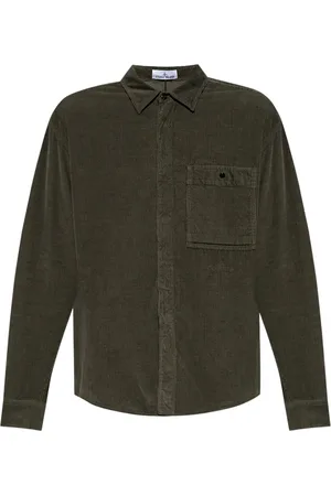 Stone Island 12707 micro corduroy shirt