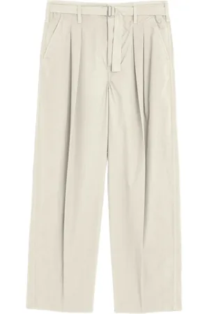 LEMAIRE Belted pleated trousers