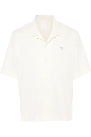 Givenchy Embroidered-logo cotton shirt