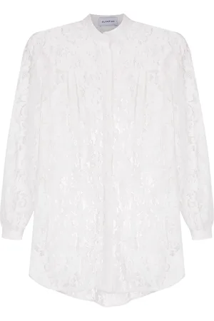 Olympiah Branch lace-print shirt