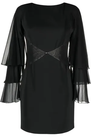 Roberto Cavalli Open-back panelled minidress