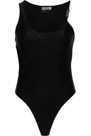 VERSACE Crystal-embellished halterneck body