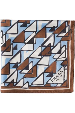 Prada Geometric-print scarf