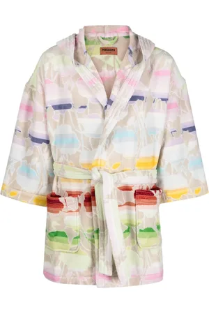 Missoni Graphic-print bath robe