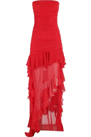 BLUMARINE Ruffled midi dress