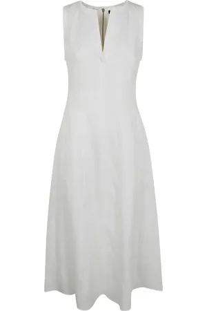SEVENTY BY SERGIO TEGON V-neck midi dress