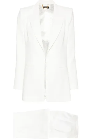 Elisabetta Franchi Crepe-textured suit