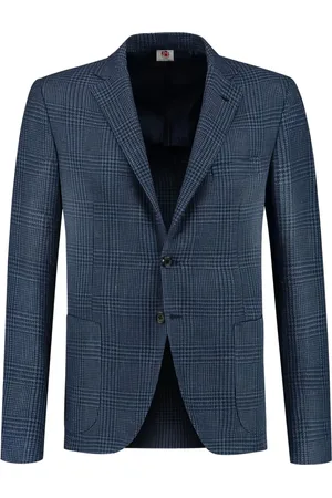 LUIGI BORRELLI NAPOLI Houndstooth blazer