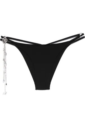 BLUMARINE Floral-charm bikini bottom