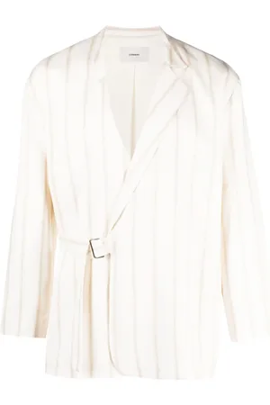 COMMAS Check-print buckle-fastening blazer