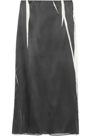 Less Abstract-print midi skirt