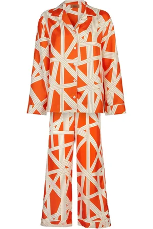 Missoni Graphic-print silk pajama set