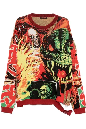 LU’U DAN Misfit jacquard jumper