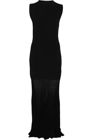 Totême Plissé-detail ribbed maxi dress